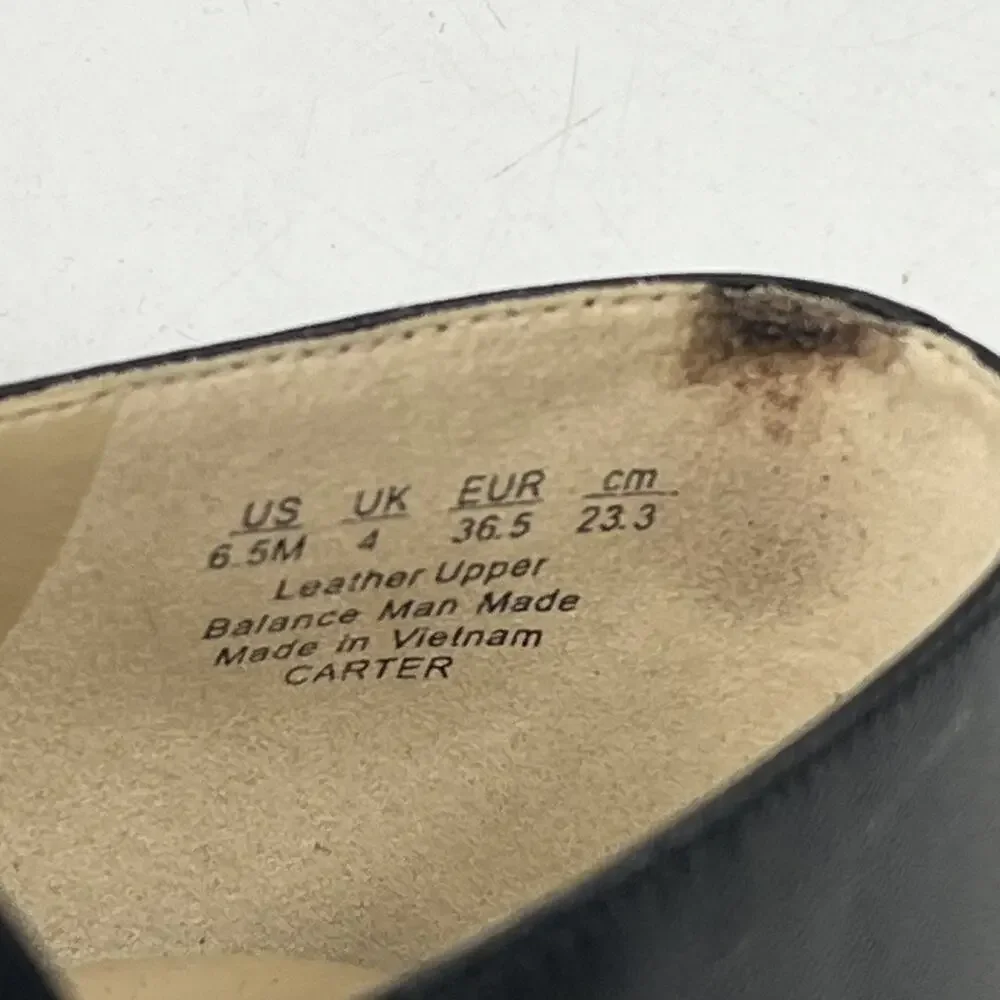 27 Edit Naturalizer Womens Carter Mary Jane Flats Sz6.5 M Black Leather Buckle